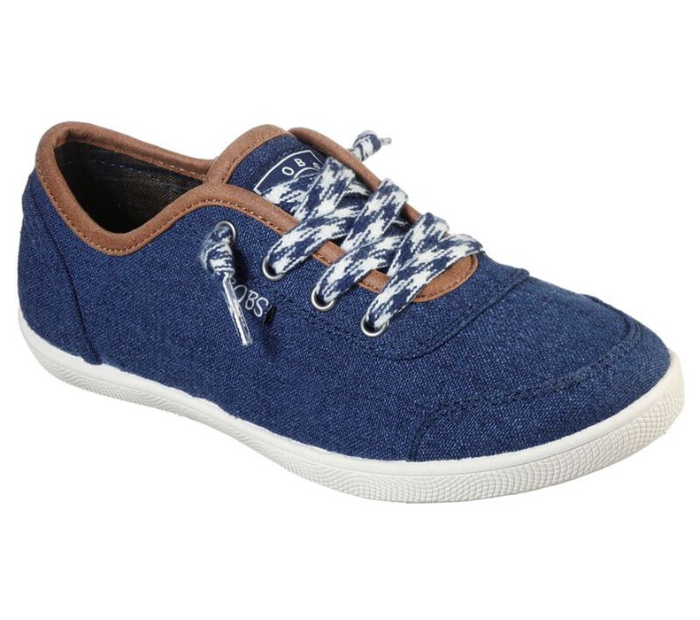 Skechers Dam Marinblå Slip On - Bobs B Cute - New Beat - Sverige (UPKQY-0641)